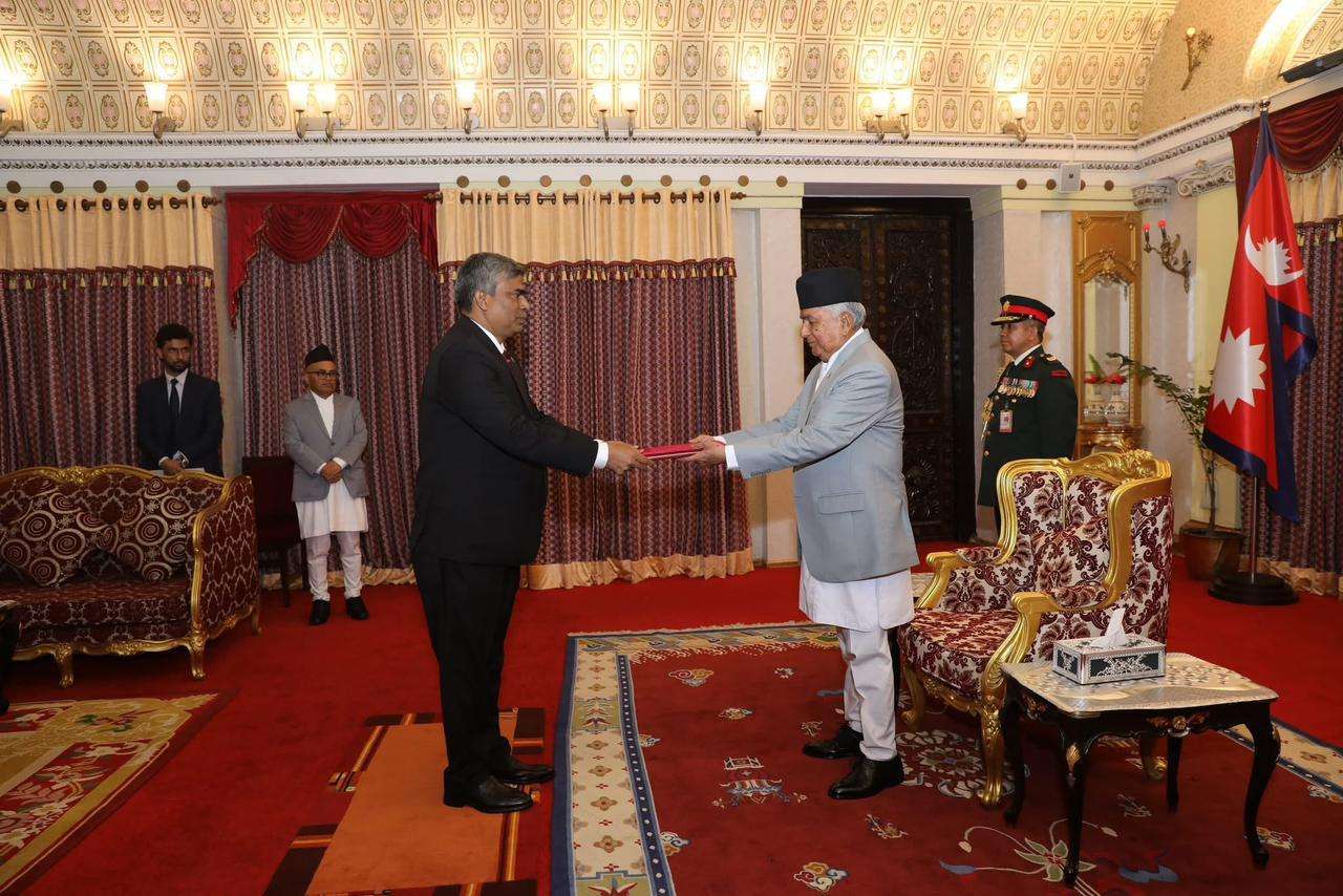 Bangladesh Ambassador Presents Credentials to President of Nepal.jpeg